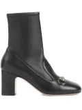 Gucci 75mm leather boots - Black