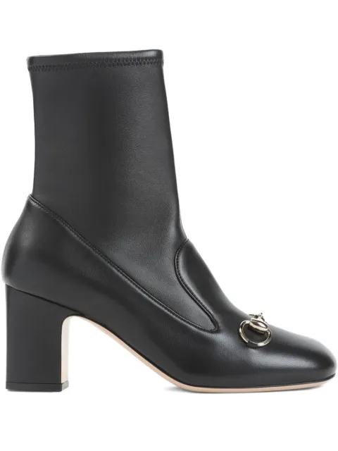 Gucci 75mm leather boots