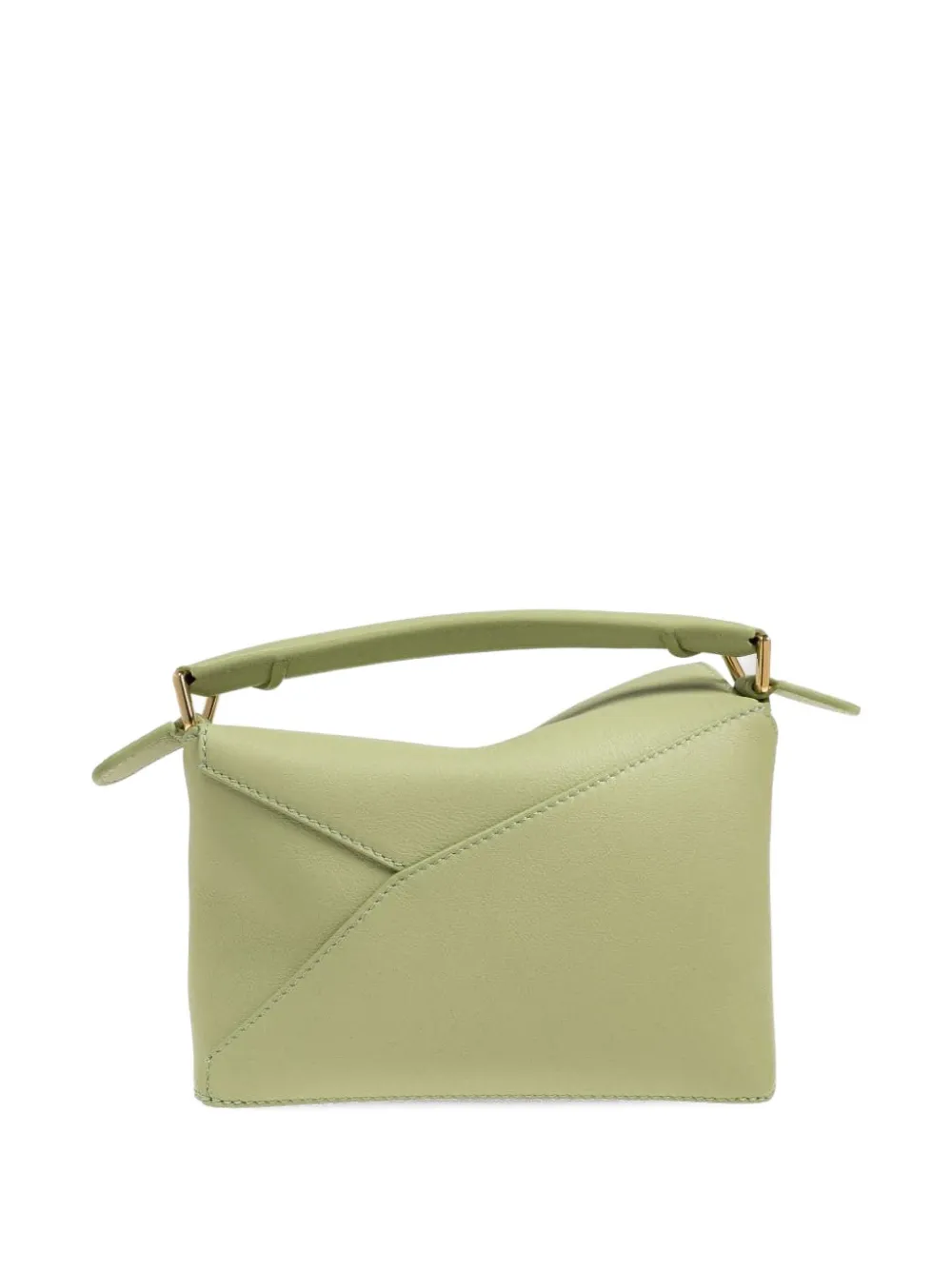 LOEWE mini Puzzle Edge tote bag Groen