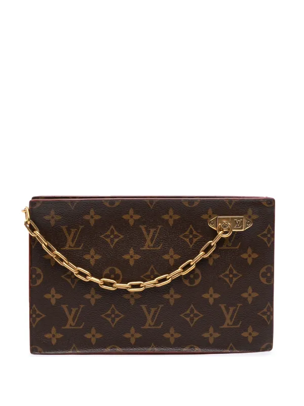 Louis Vuitton Pre-Owned 2019 Monogram Legacy Chain Clutch Bag