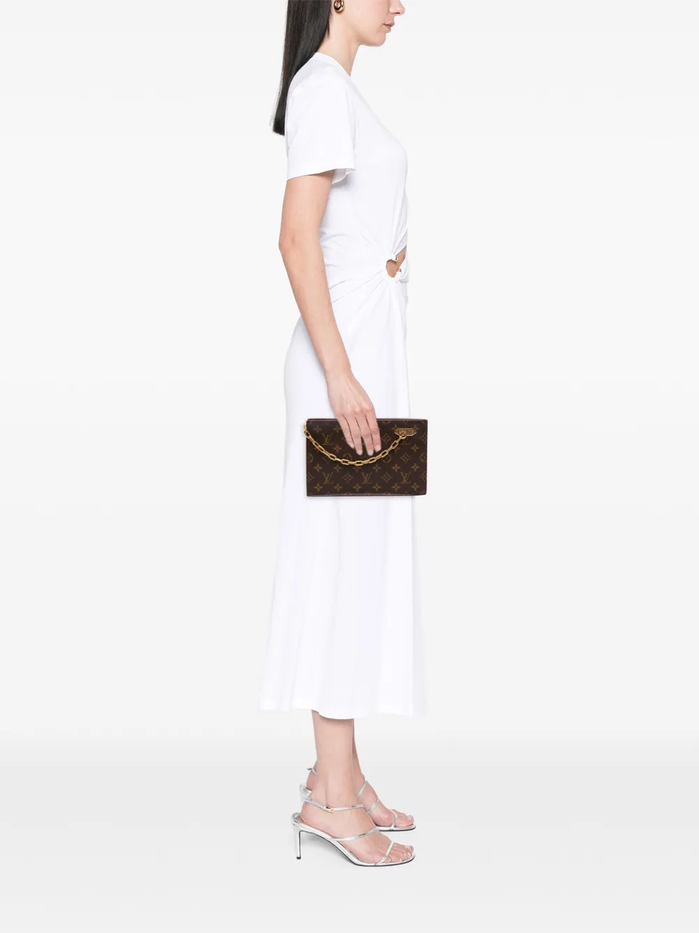 Louis Vuitton Pre-Owned 2019 Monogram Legacy Chain clutch bag | Pre-Owned | Image 2