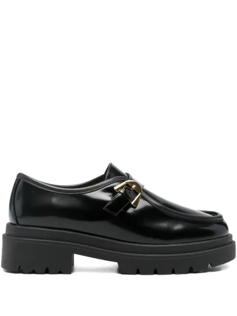 Coccinelle mocasines con hebilla y plataforma