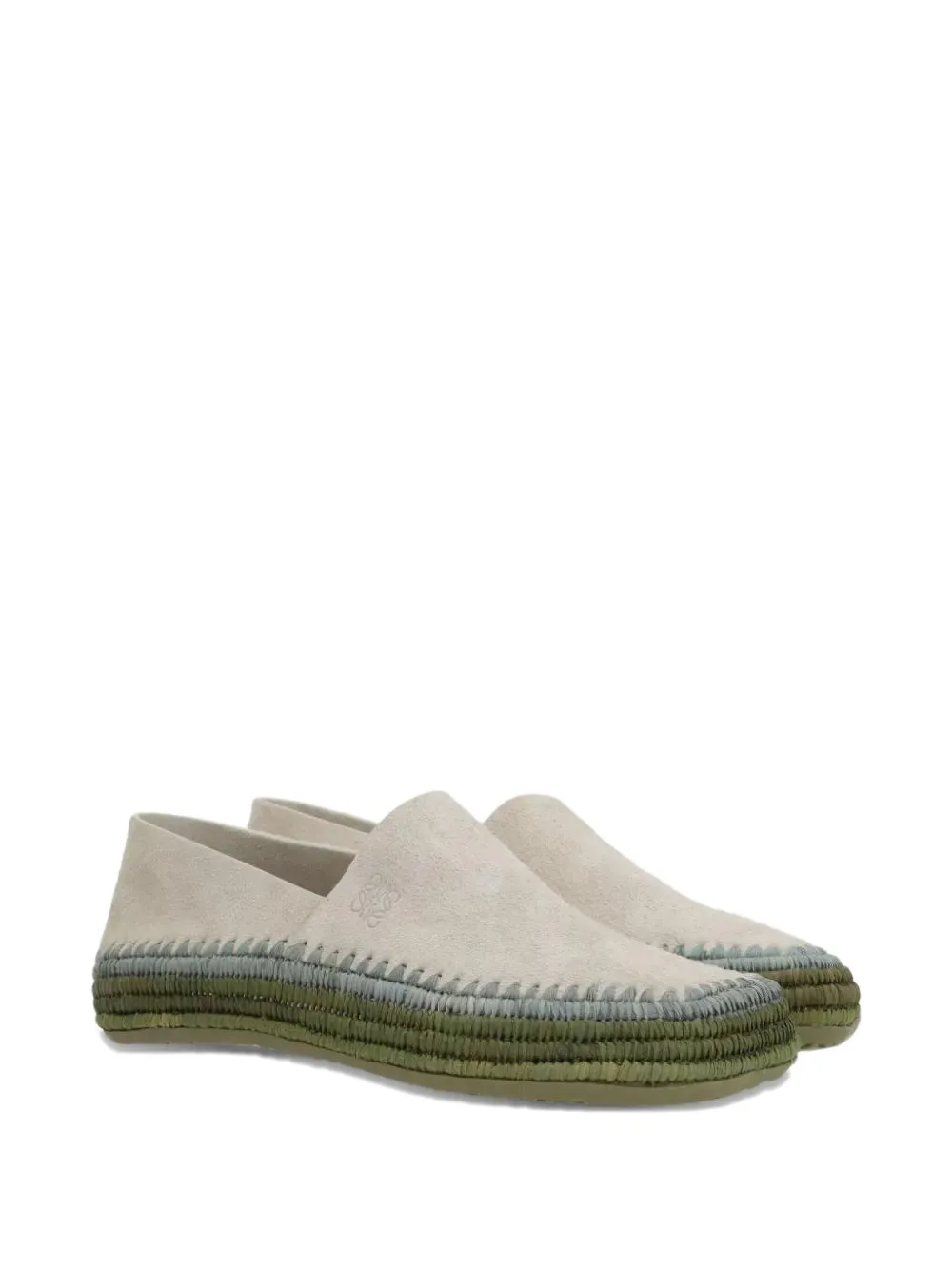 LOEWE Rio suede loafers - Grijs