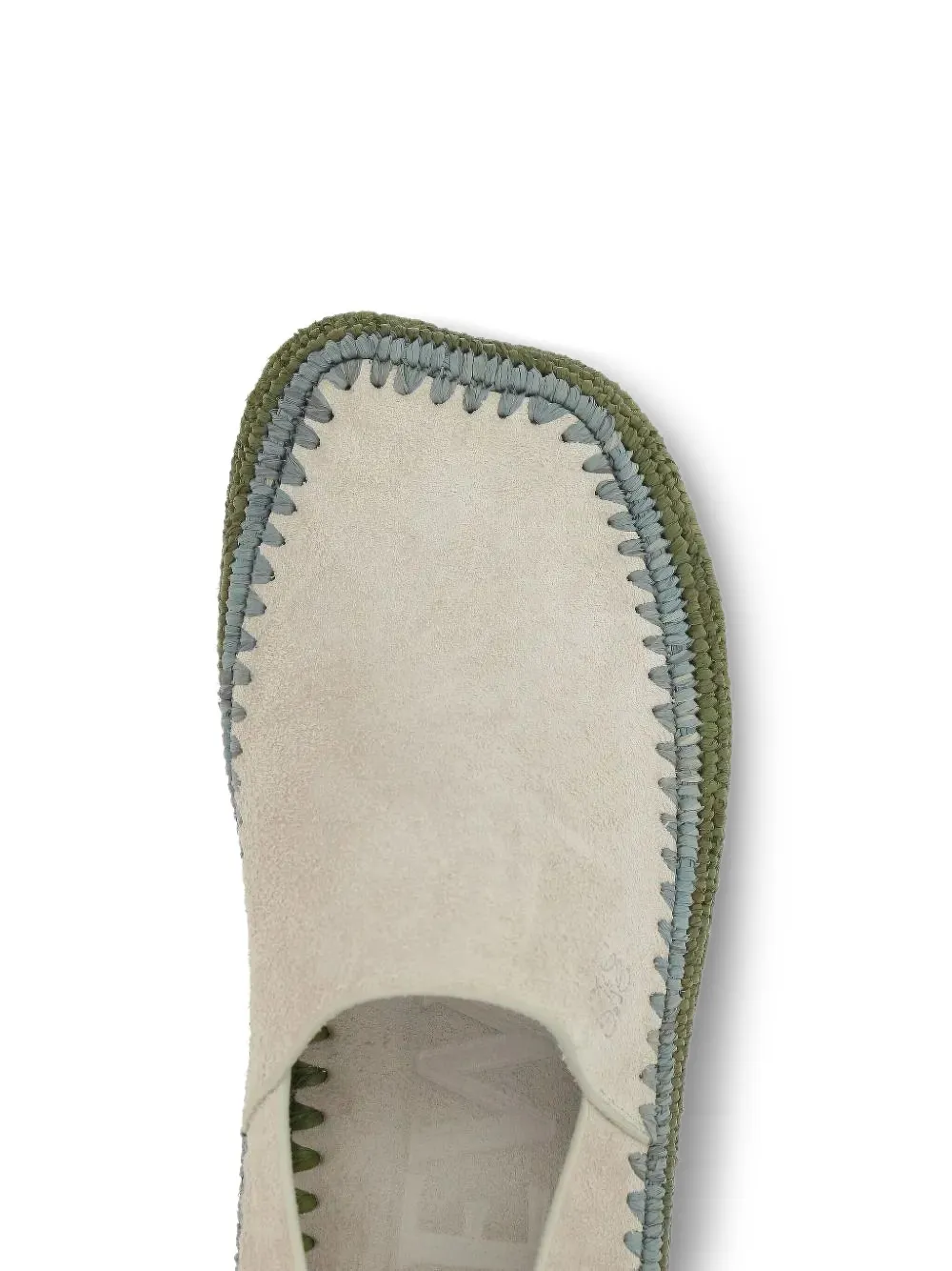 LOEWE Rio suede loafers Grey
