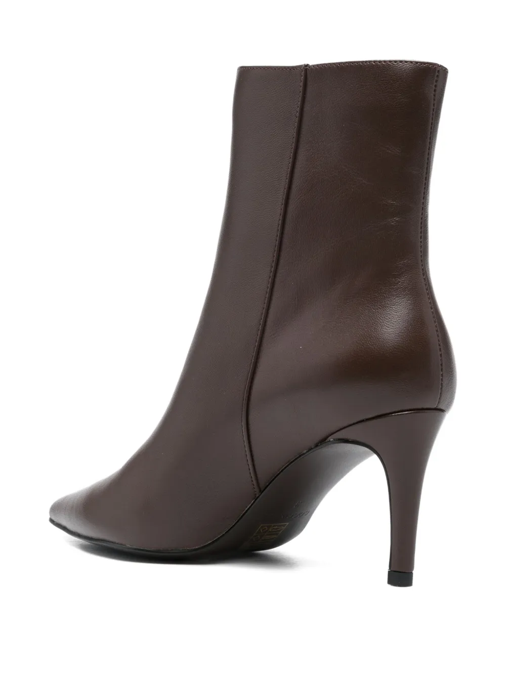 Coccinelle zip-detail boots Brown