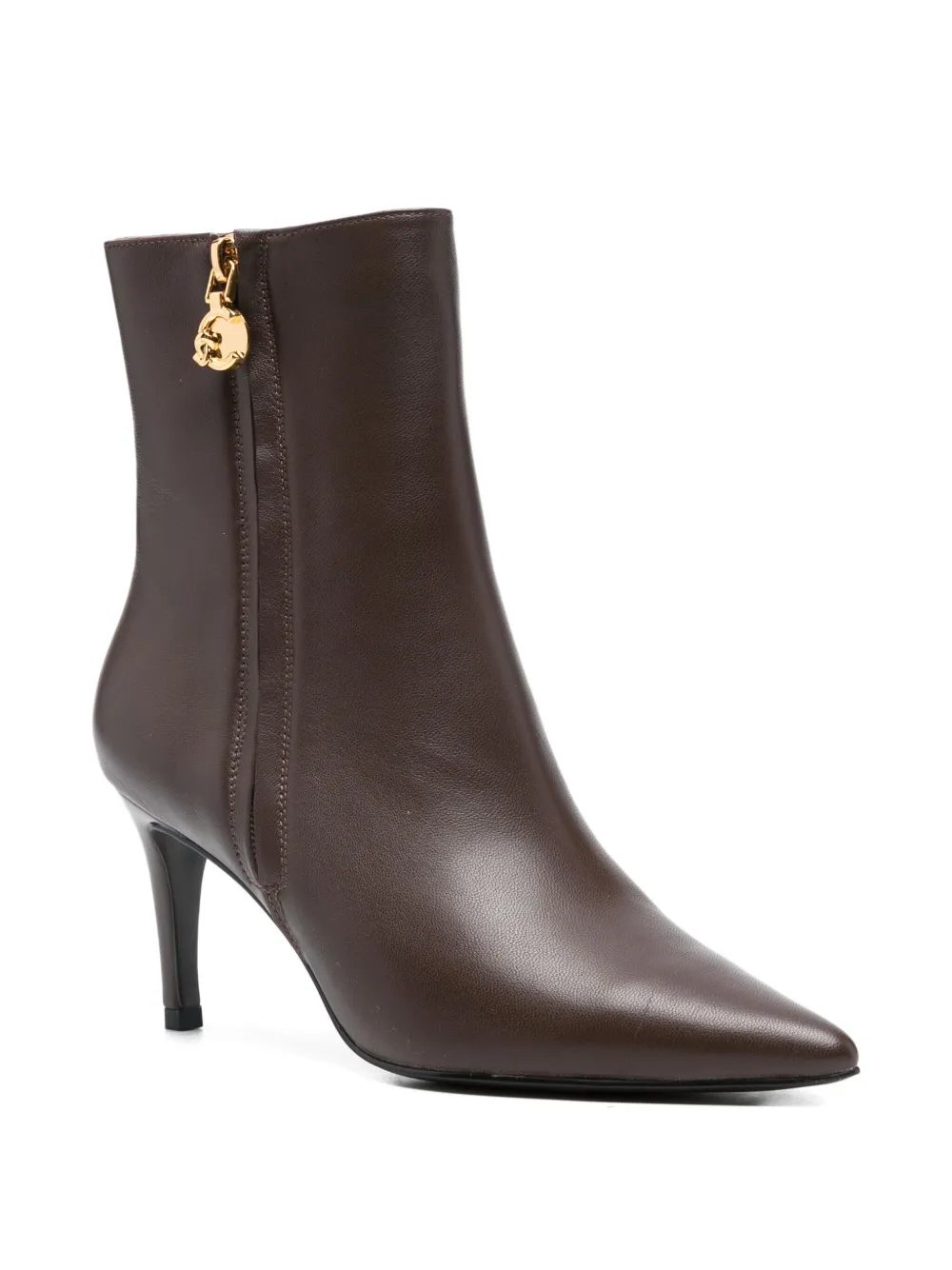 Coccinelle zip-detail boots Brown