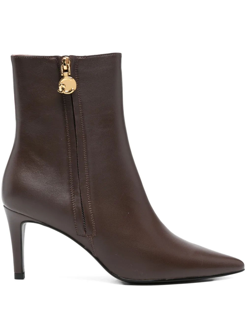 Coccinelle zip-detail boots Brown