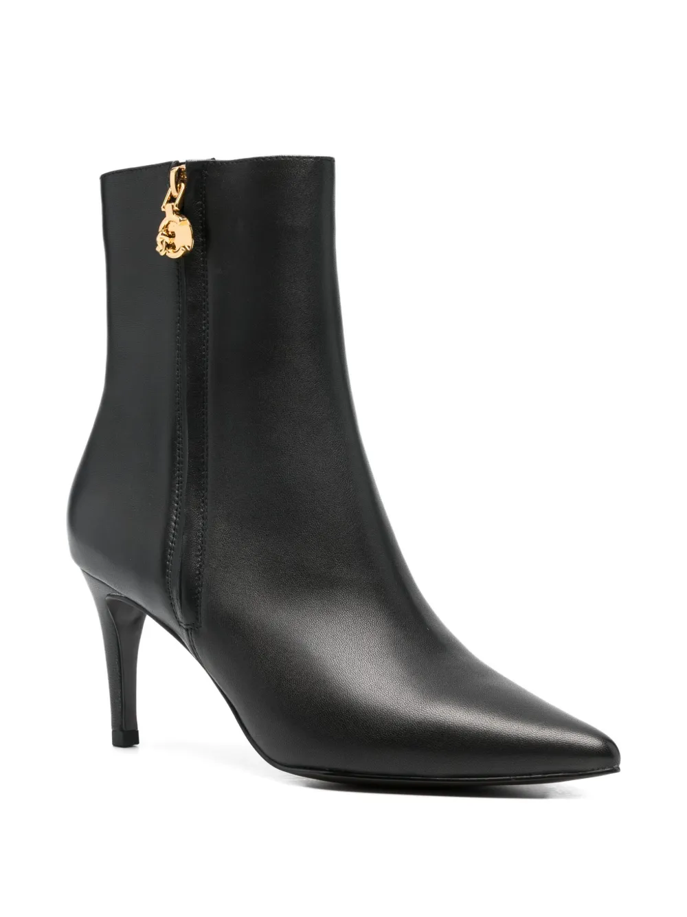 Coccinelle 80mm C-Me Smooth zip-detail pointed-toe boots | Ankle Boots | Image 2