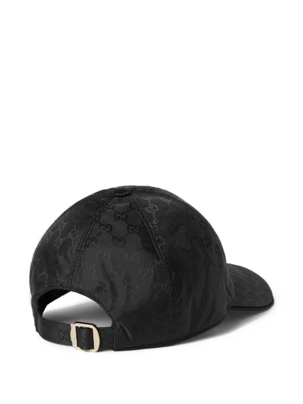 Gucci GG モノグラム キャップ | ブラック | FARFETCH JP