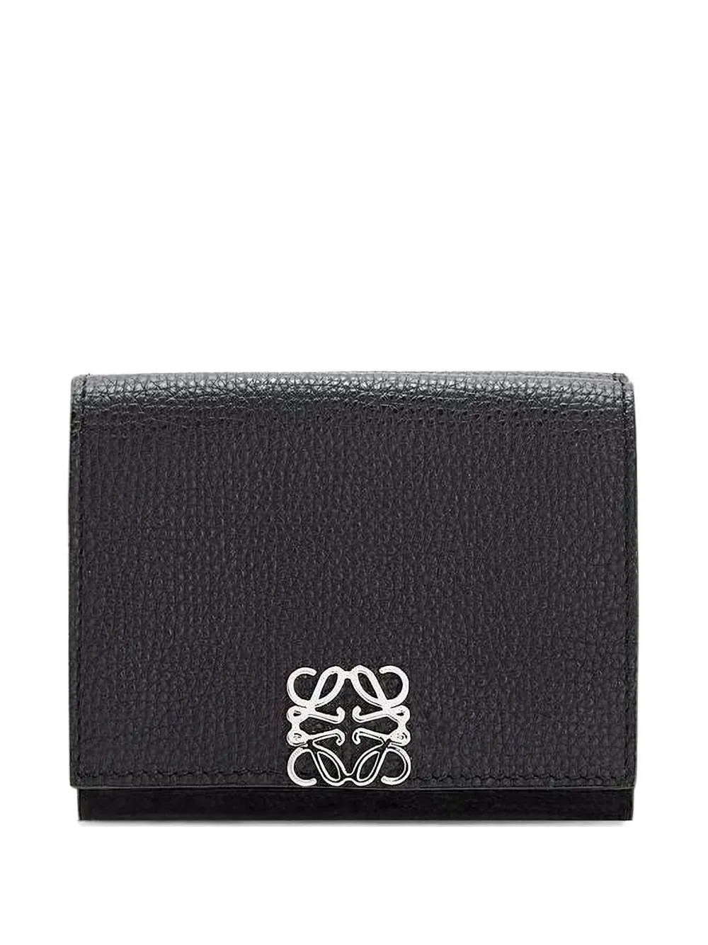 LOEWE anagram calfskin trifold wallet | Black | Image 1