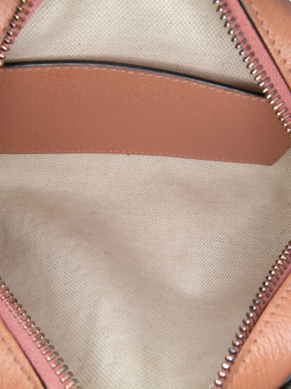 Pre-owned Gucci 2016-2025 Mini Gg Canvas Ophidia Crossbody Bag In Pink