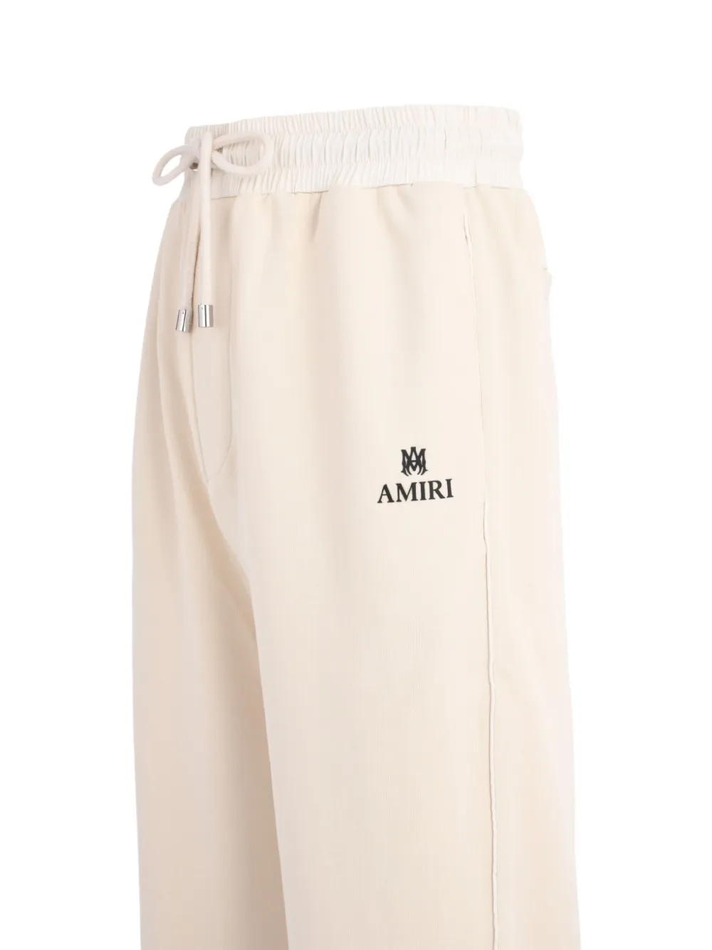 Amiri Logo-print Drawstring Track Pants In White