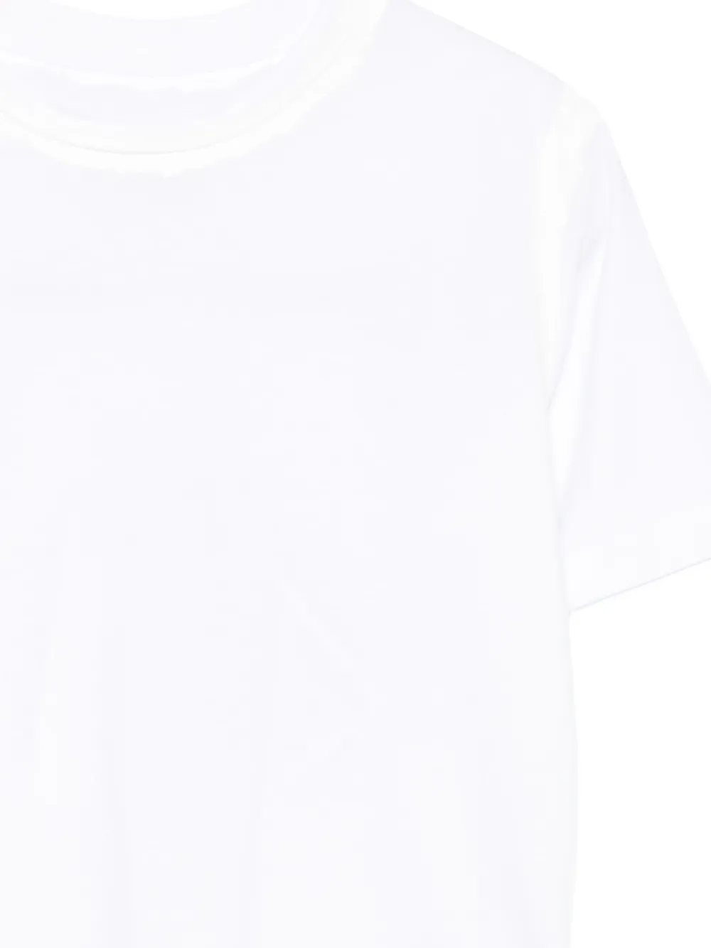 MM6 Maison Margiela Kids T-shirt van biologisch katoen met korte mouwen Wit