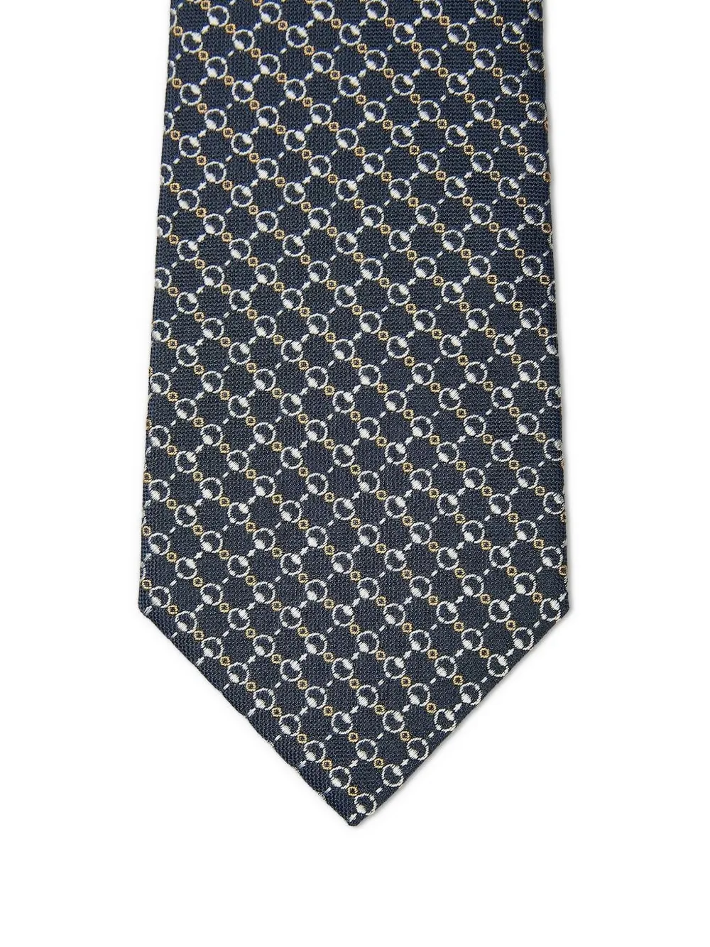 Gucci Zijden stropdas met patroon Blauw