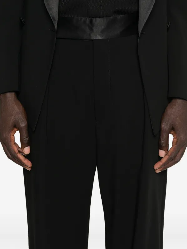 Giorgio Armani ダブルスーツ | ブラック | FARFETCH JP