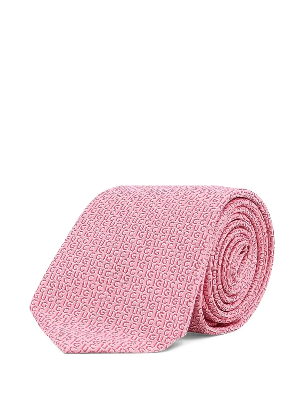 Gucci Stropdas logoplakkaat - Roze