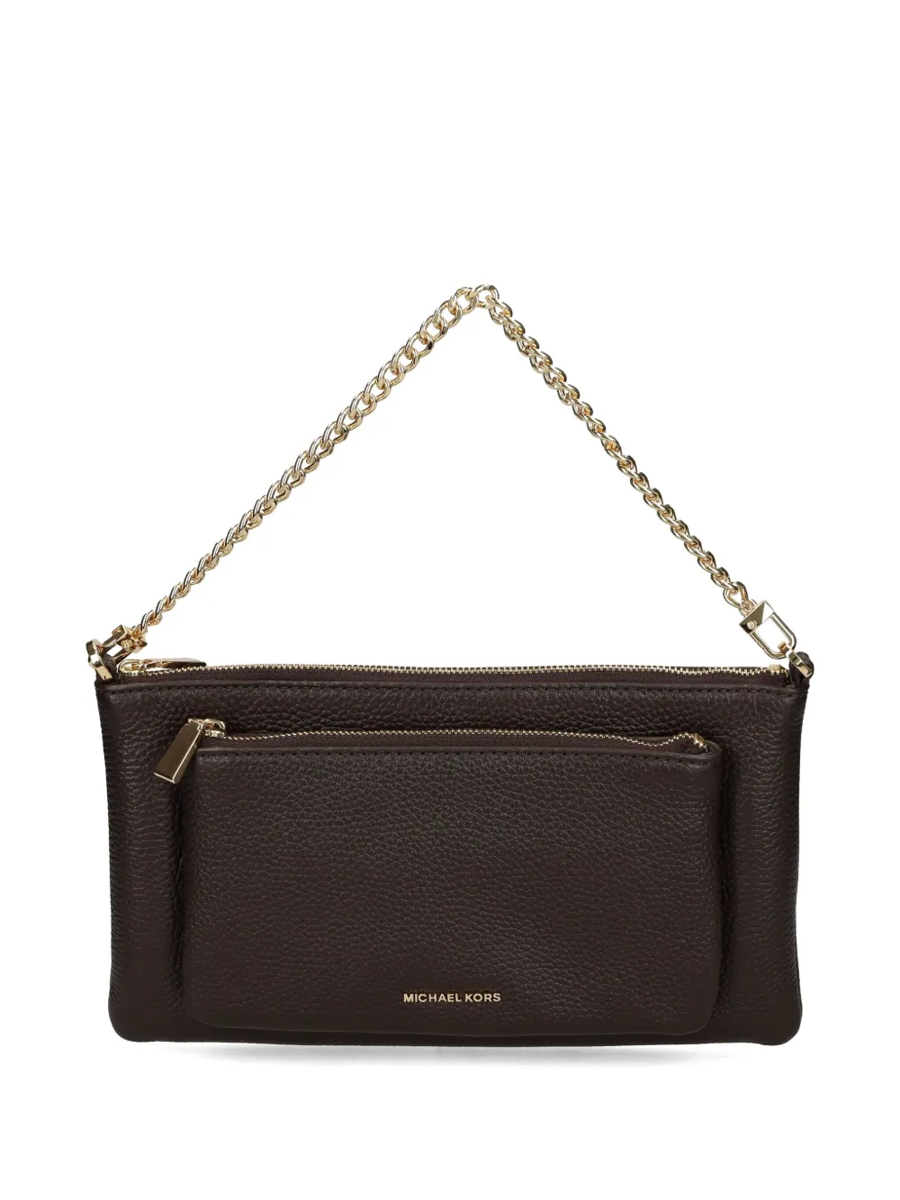 Michael Michael Kors Chain-strap Leather Satchel In Brown