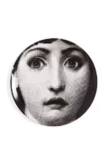 Fornasetti face-print plate - White
