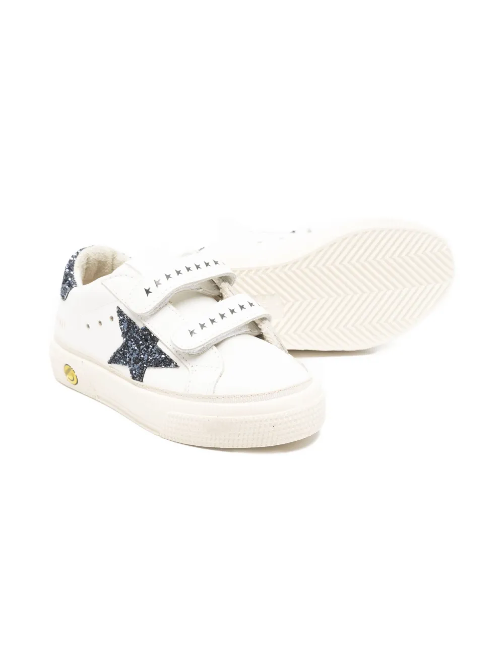 Golden Goose Kids star-embellished touch-strap sneakers | Girls Shoes | Image 2