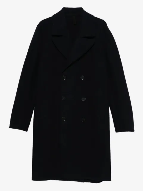 Harris Wharf London manteau en laine à boutonnière croisée