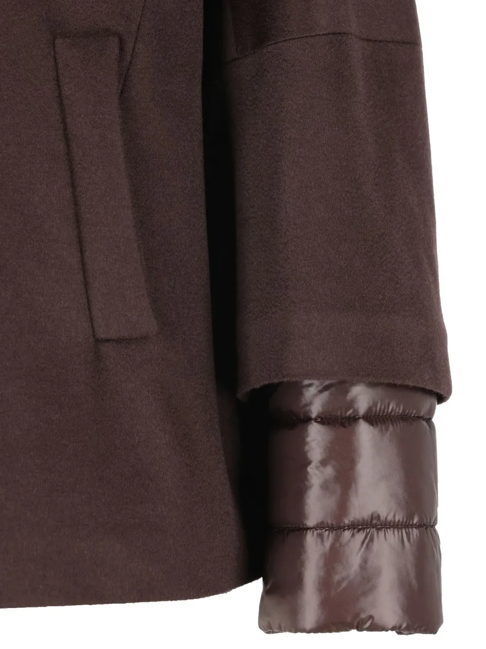 Herno Jack met capuchon en vlakken Bruin