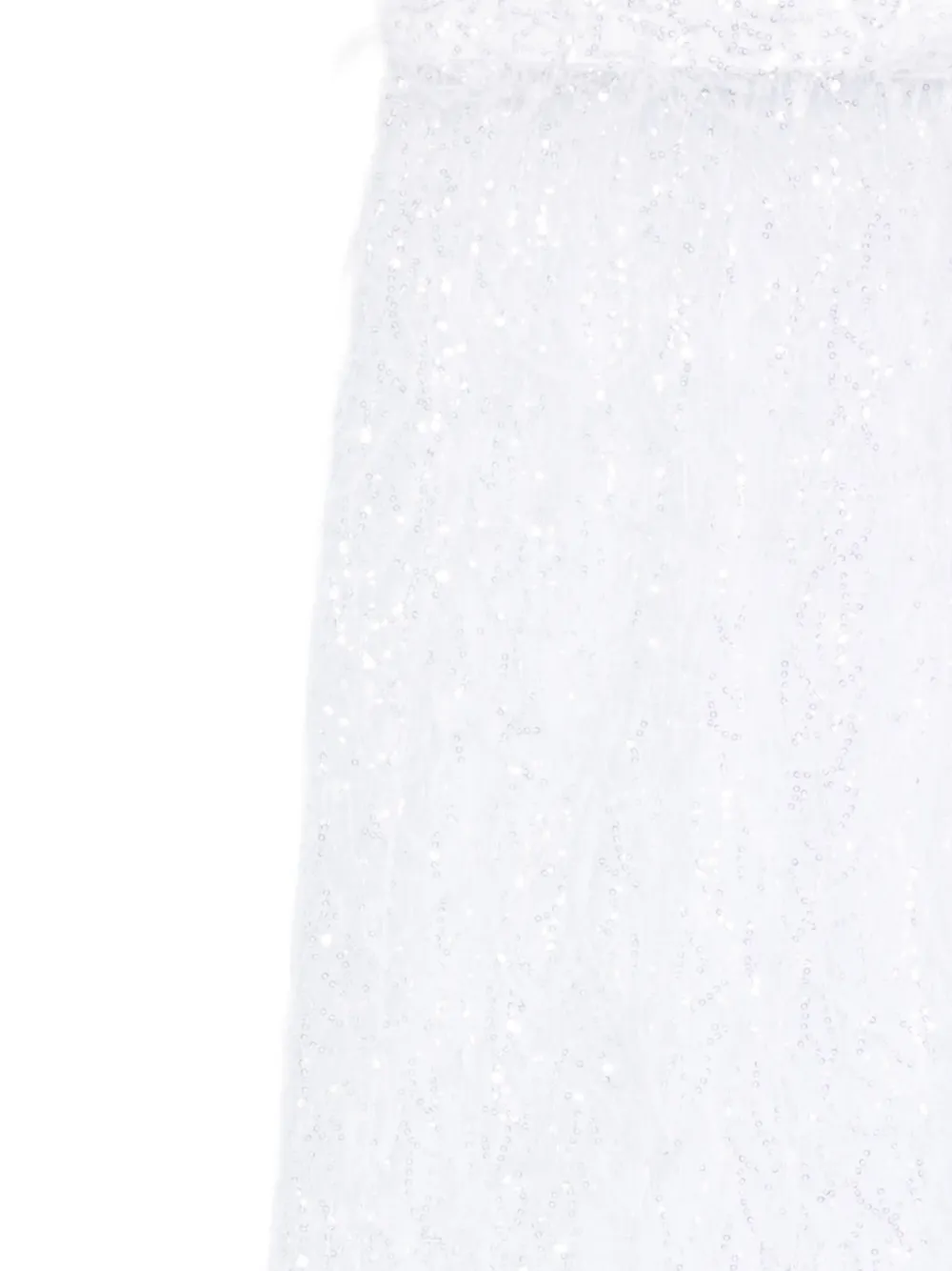 Almaz Sequin-embellishment Midi Skirt In White