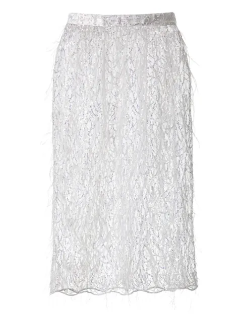 Almaz sequin-embellishment midi skirt