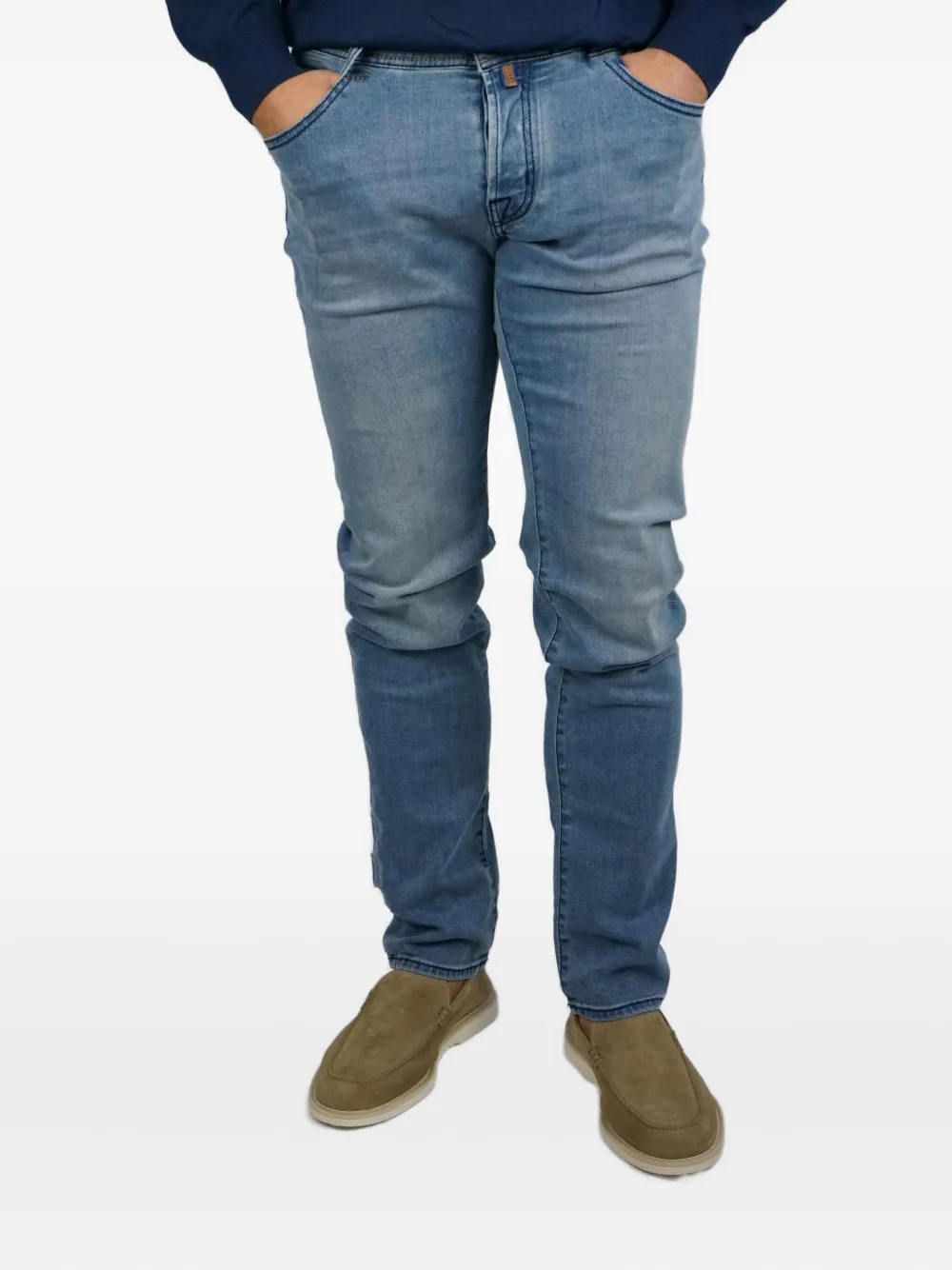 Jacob Cohën Jeans met zak Blauw