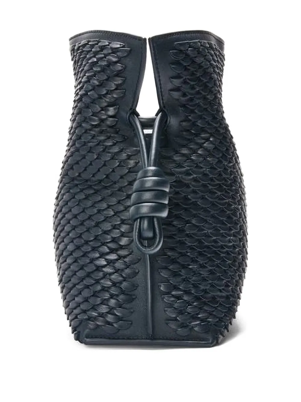 Loewe Medium Flamenco Woven Crossbody Bag In Blue