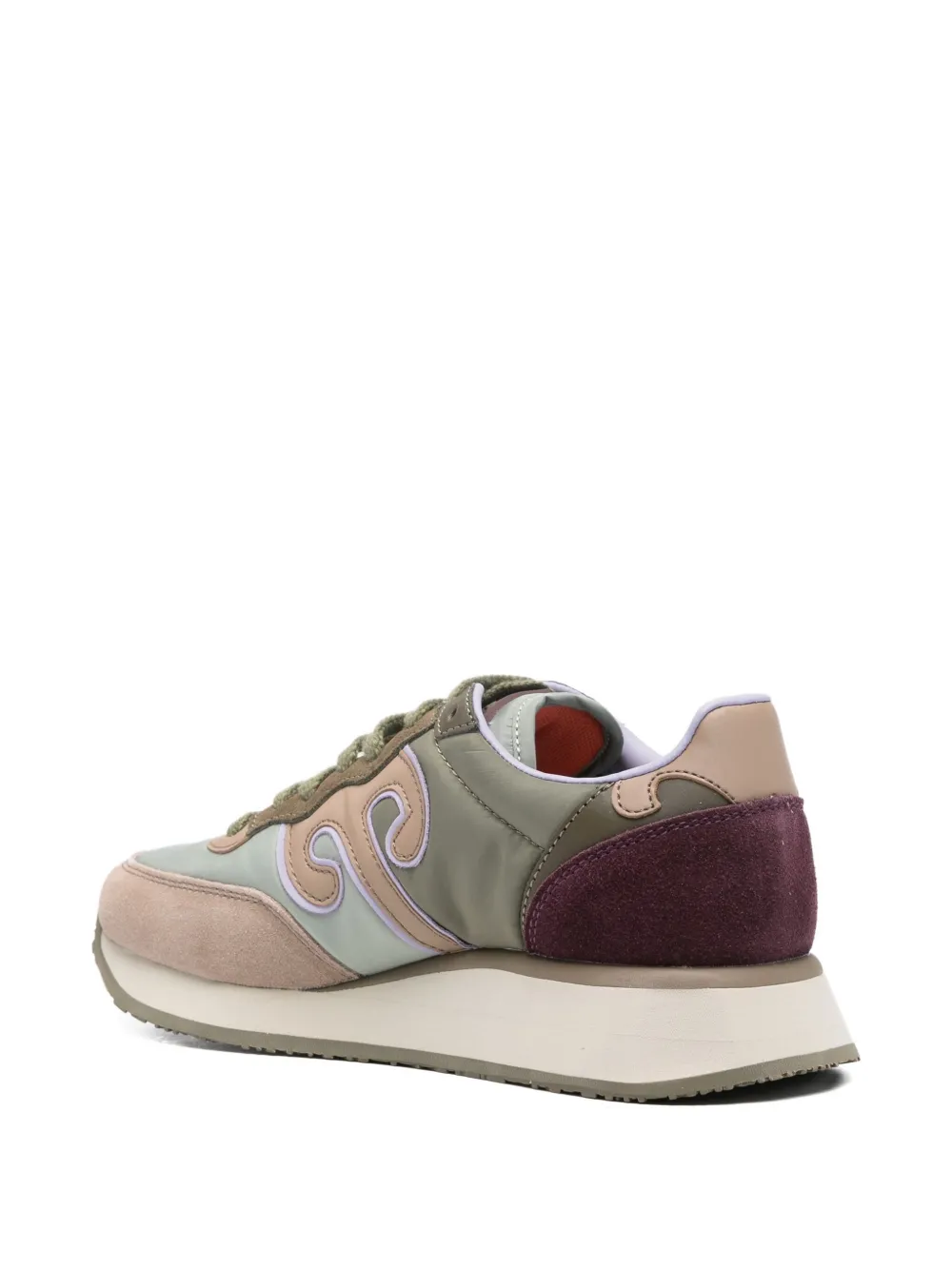 Wushu Lace-up Sneakers In Multi