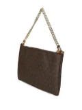 Michael Michael Kors monogram chain-strap satchel - Brown