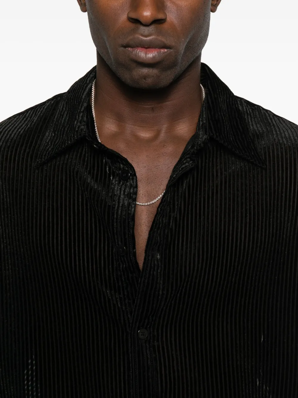 Lgn Louis Gabriel Nouchi Long Sleeve Shirt In Black