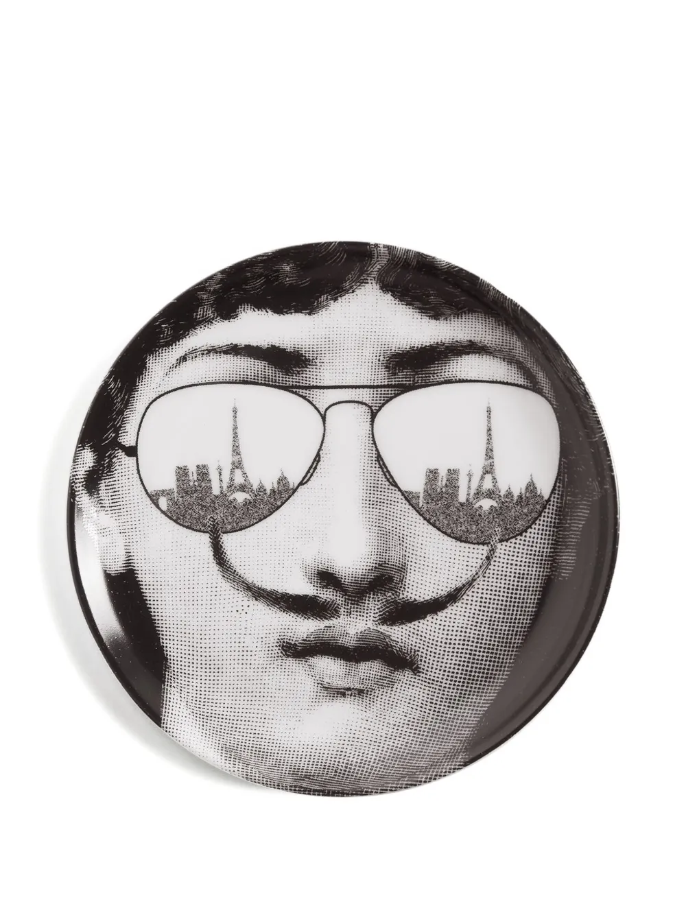 Fornasetti Tema E Variazioni N.373 Plate (10cm) In White