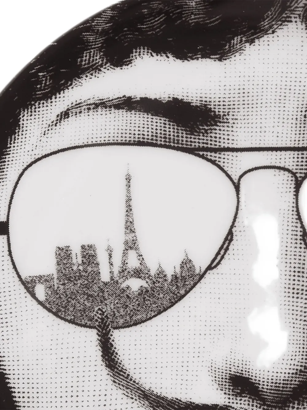 Fornasetti Tema E Variazioni N.373 Plate (10cm) In White