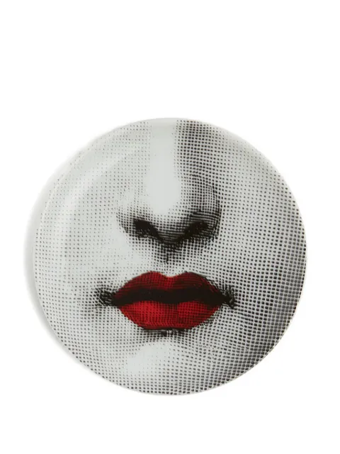 Fornasetti Red-Lips Porzellan-Zierteller (10cm)