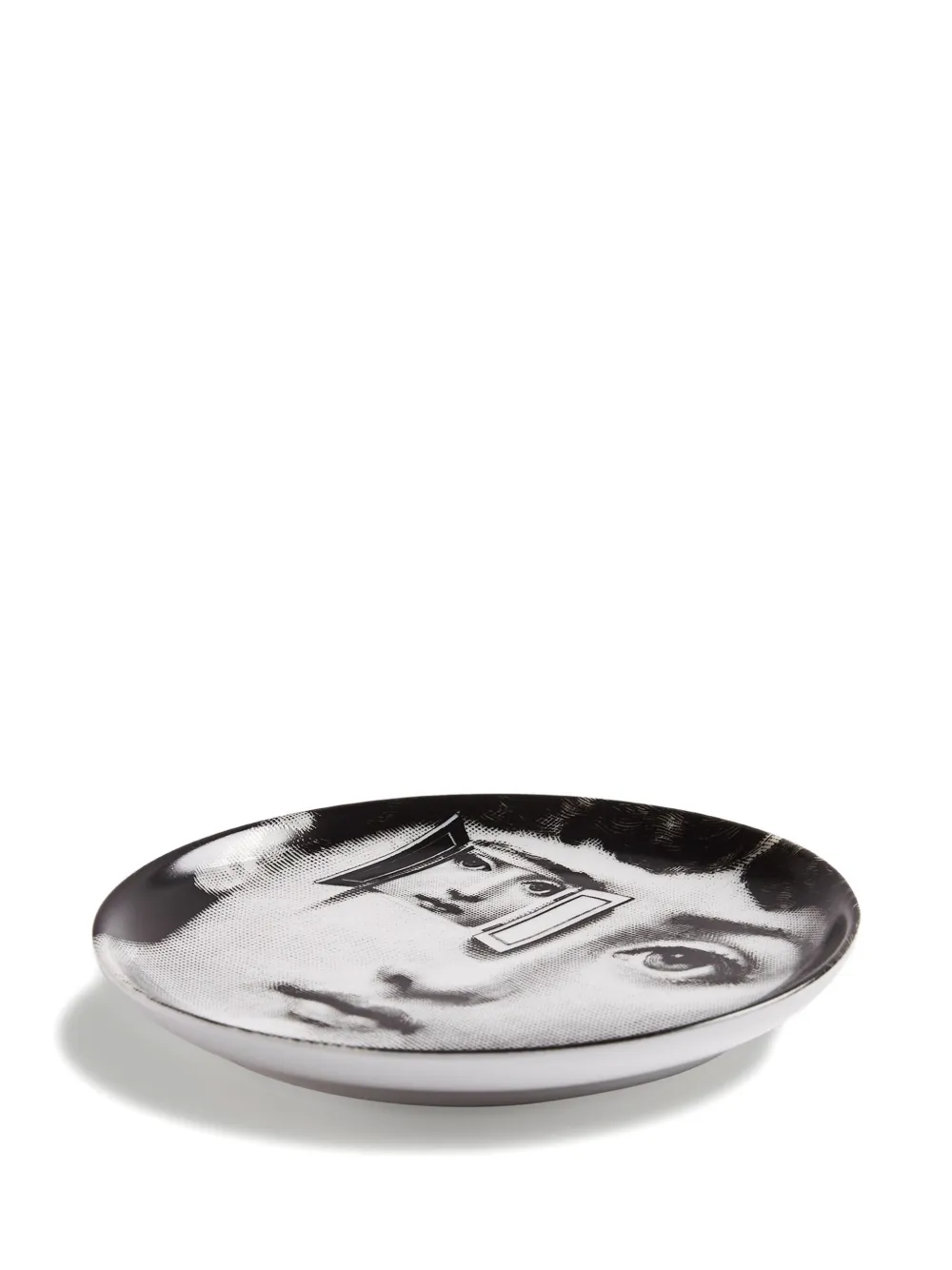 Fornasetti Tema E Variazioni N.116 Plate (10cm) In White