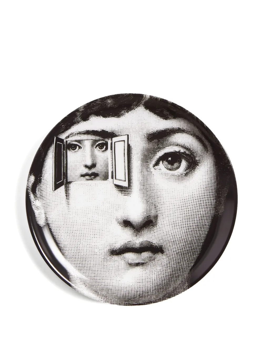 Fornasetti Tema E Variazioni N.116 Plate (10cm) In White