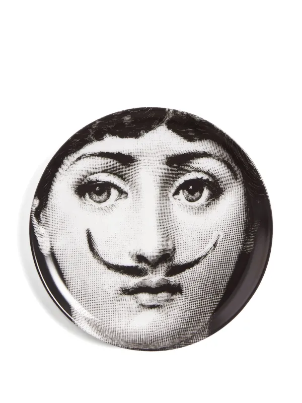 その他 fornasetti Fornasetti Tema E Variazioni N1 Wall Plate (26cm) | Black