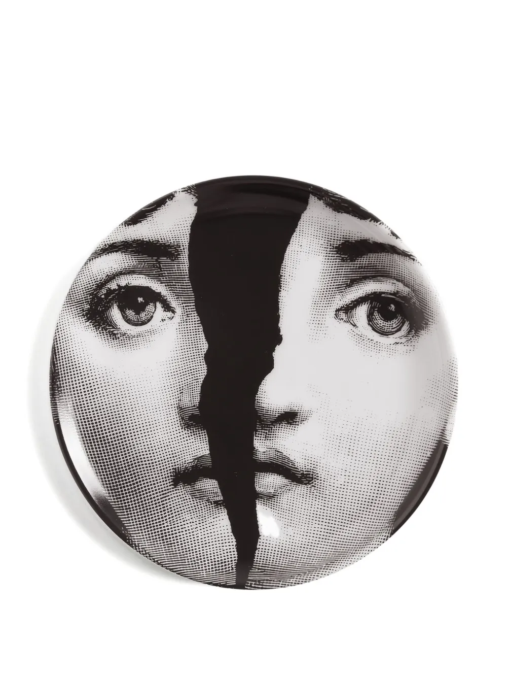 Fornasetti Tema E Variazioni N.10 Plate (10cm) In White