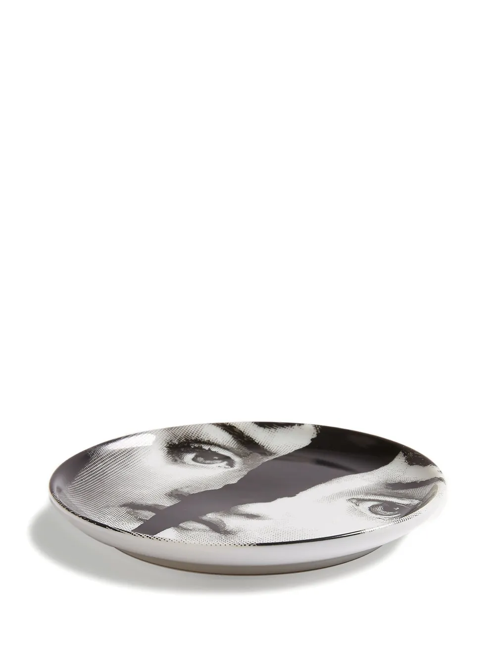 Fornasetti Tema E Variazioni N.10 Plate (10cm) In White