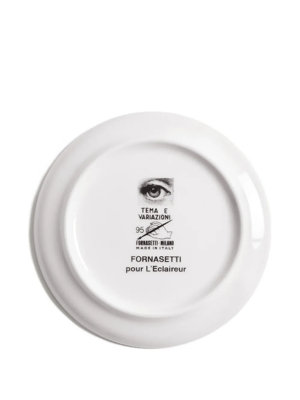 Fornasetti Woman-face Porcelain Holder In Multi