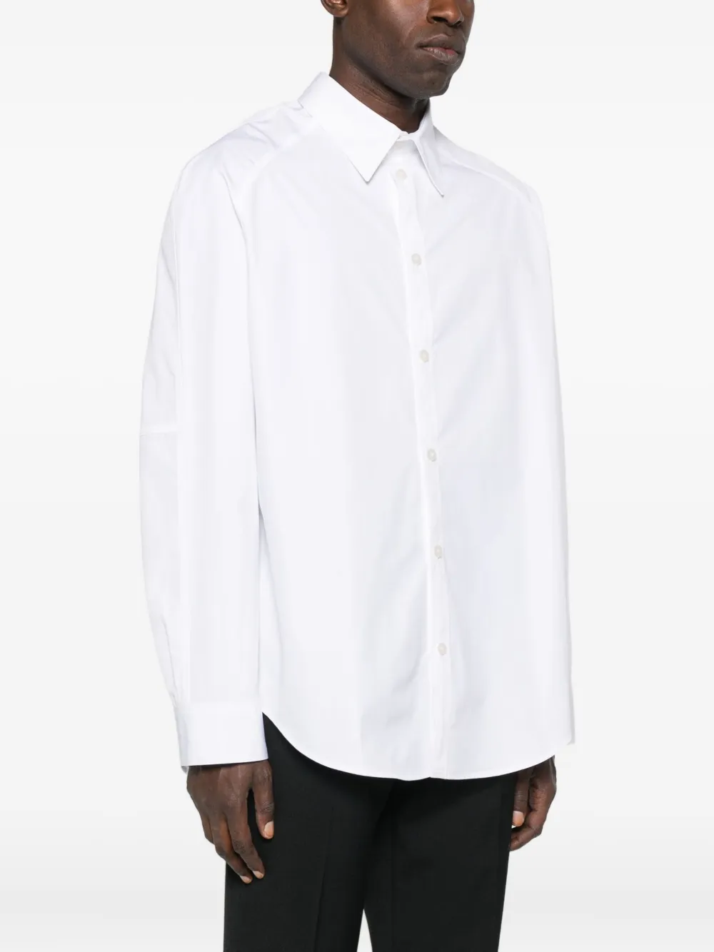 Lgn Louis Gabriel Nouchi Long Sleeve Shirt In White