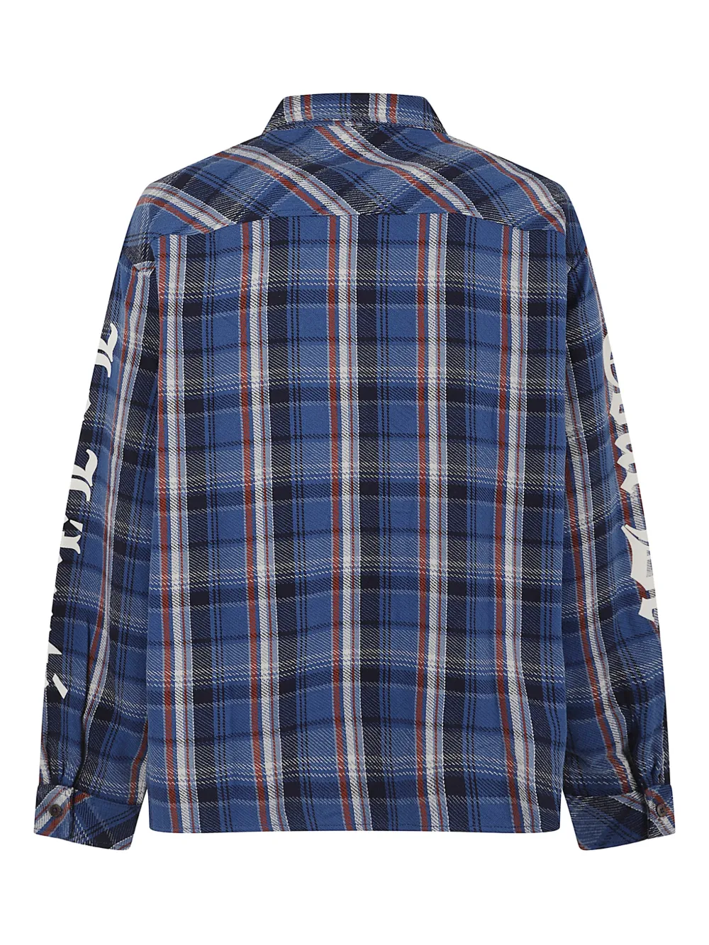 COÛT DE LA LIBERTÉ plaid-pattern chest-pocket shirt - Blauw