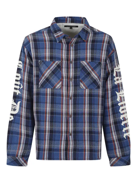 COÛT DE LA LIBERTÉ plaid-pattern chest-pocket shirt