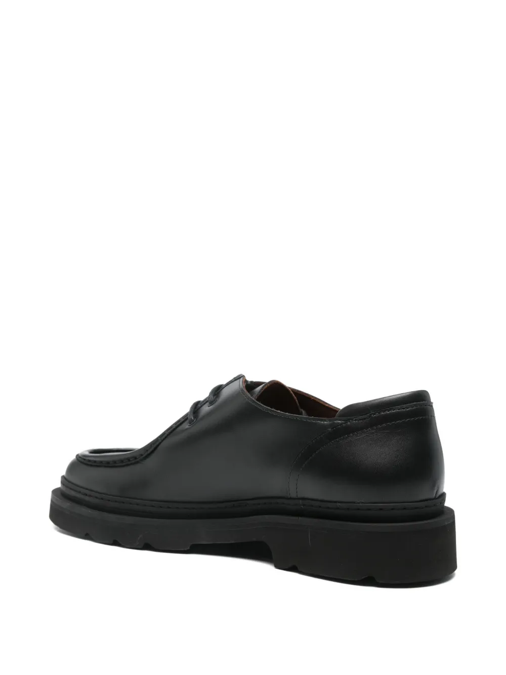 Maison Kitsuné Derby veterschoenen Zwart