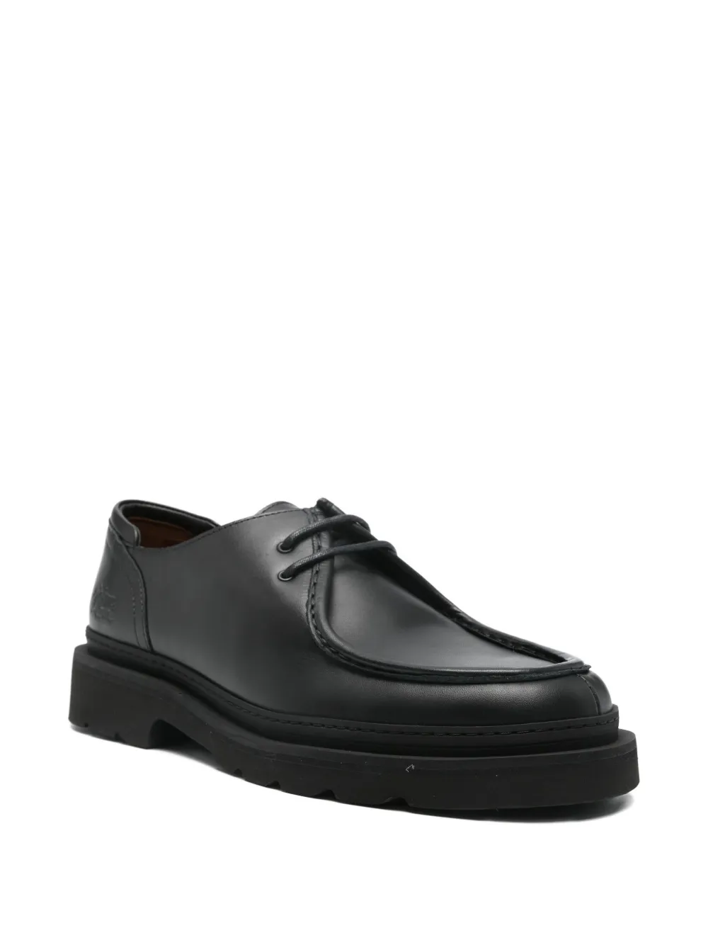 Maison Kitsuné Derby veterschoenen Zwart