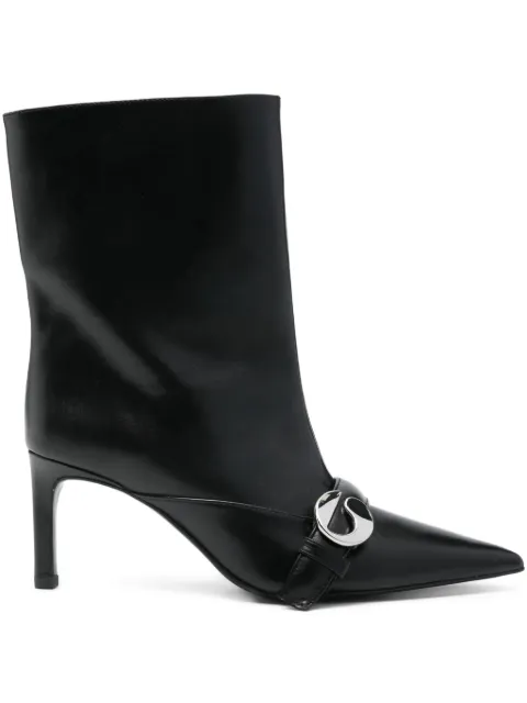 Coperni 70mm buckle-fastening pointed-toe boots