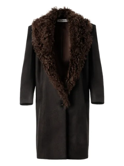 Almaz single-breasted coat