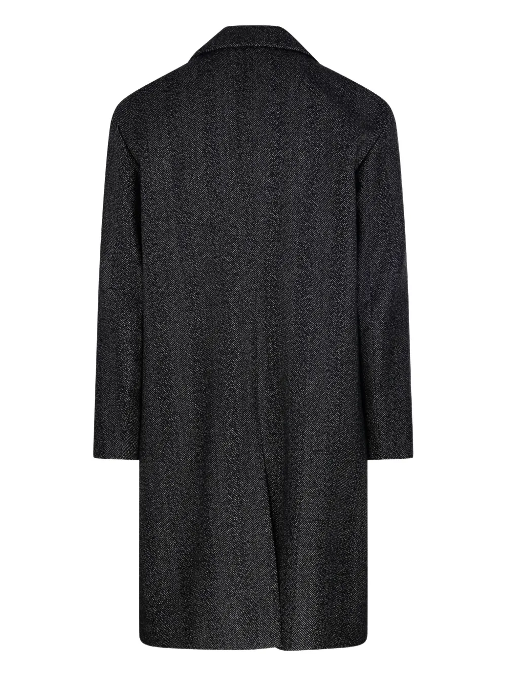 Lardini button-fastening herringbone coat | Single Breasted Coats | Image 2