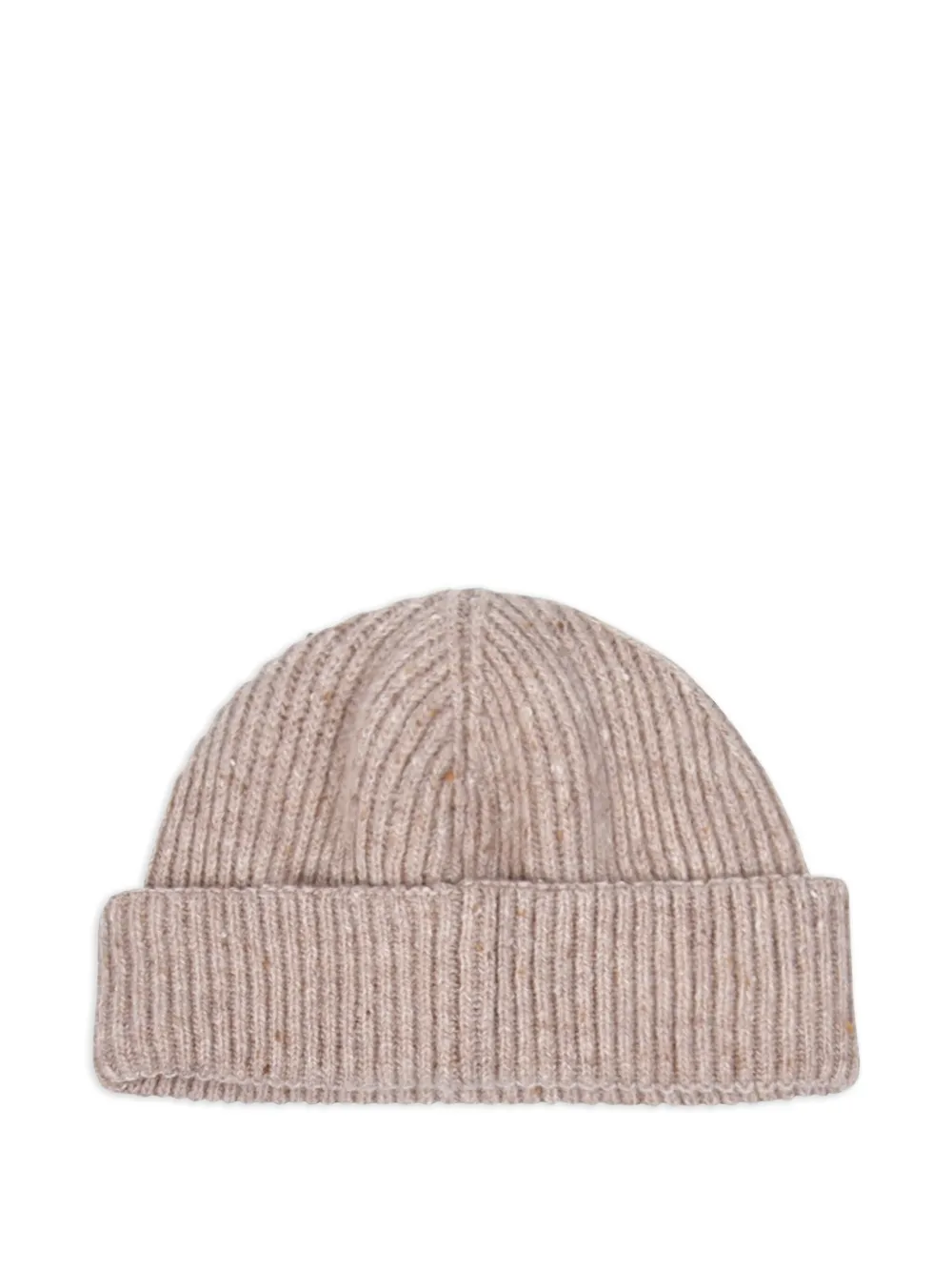 Lardini Geribbelde muts - Beige